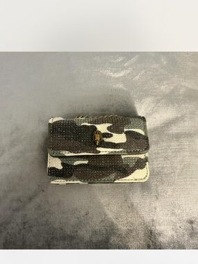 Kurt Geiger Camouflage Mini Wallet with eagle